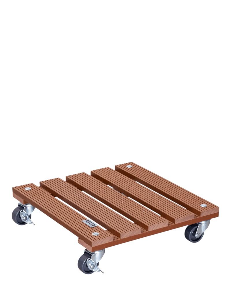 Wagner Plant Caddy 11.4" Square Terracotta