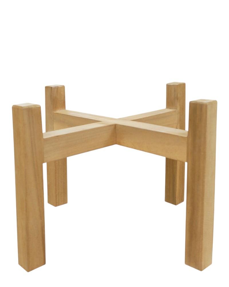 Acacia Wood Stand 10" x 6.5" Tall