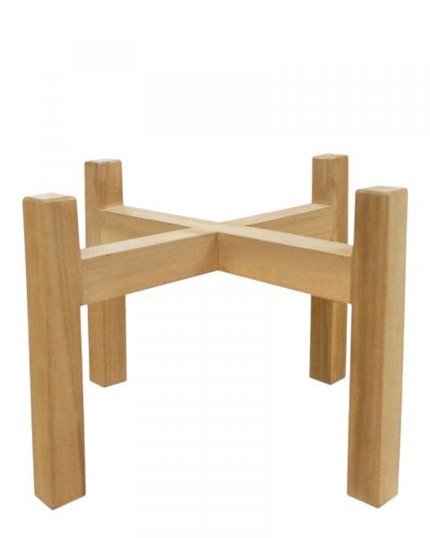 Acacia Wood Stand 10" x 6.5" Tall
