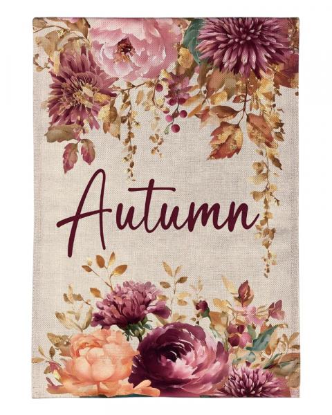 Garden Flag Autumn Florals
