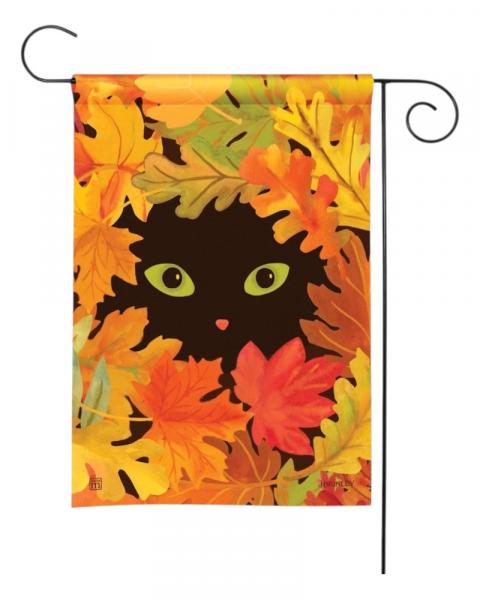Garden Flag Peekaboo Cat Fall