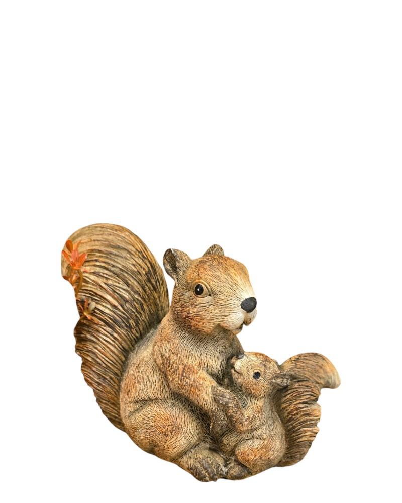 Snuggles Squirrel With Baby 7"