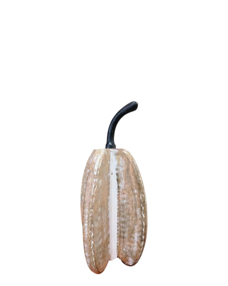 Whittled Pumpkin 7.5"
