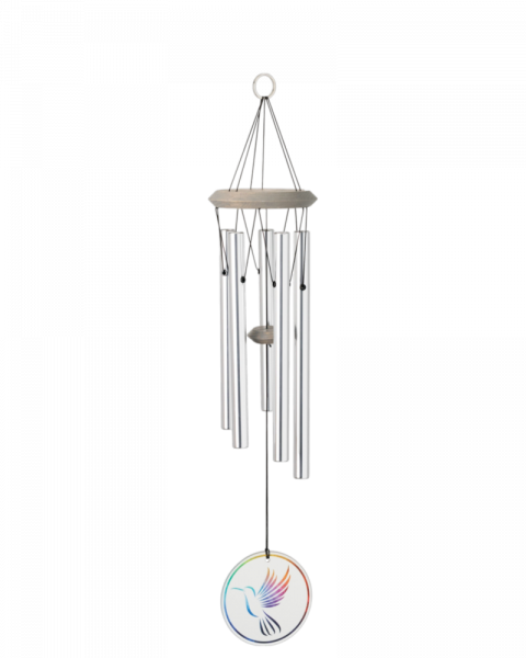 Habitats Chime Glass Hummingbird