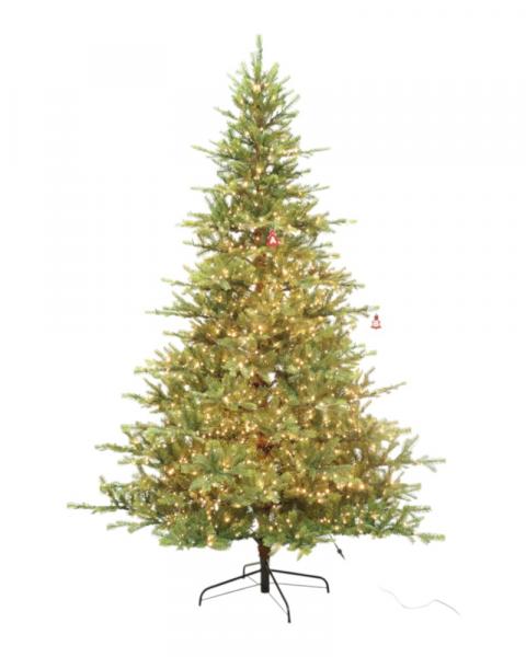 7.5' Hooper Fir With 2000 Dual Color Lights