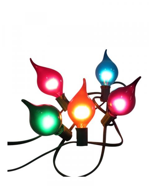 Classic C7 Tear Drop Incandescent Lights 12 Multi
