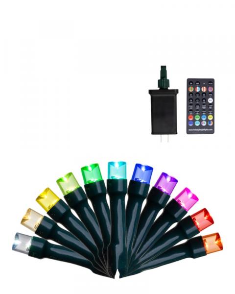 Brilliant 5mm LED Lights 50 Color Changing Starter Set